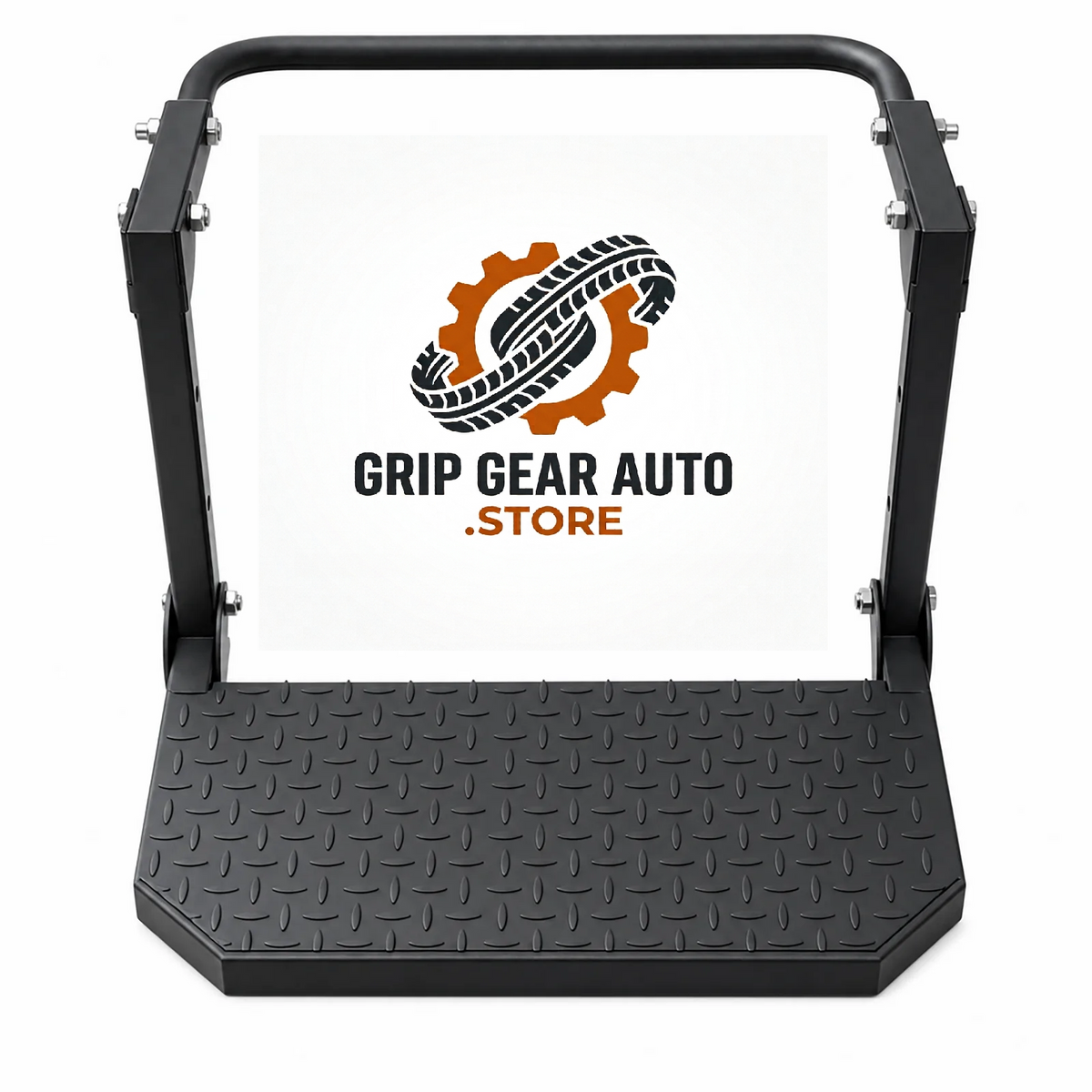 Grip-Step | Heavy Duty Universal Folding Tire Mounted Step |