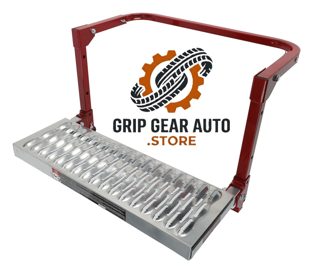 Grip-Step | Heavy Duty Universal Folding Tire Mounted Step |